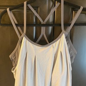 Merrell opti wick strappy tank with shelf bra